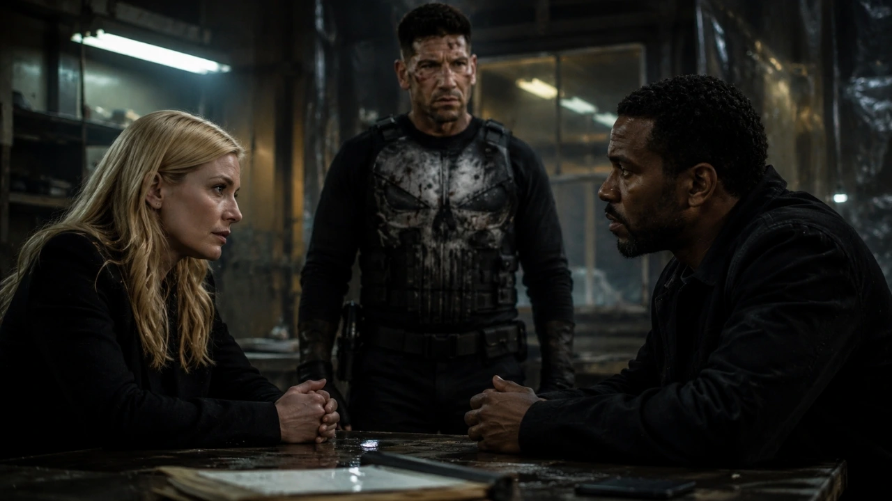 Frank Castle and Ma Gnucci confrontation