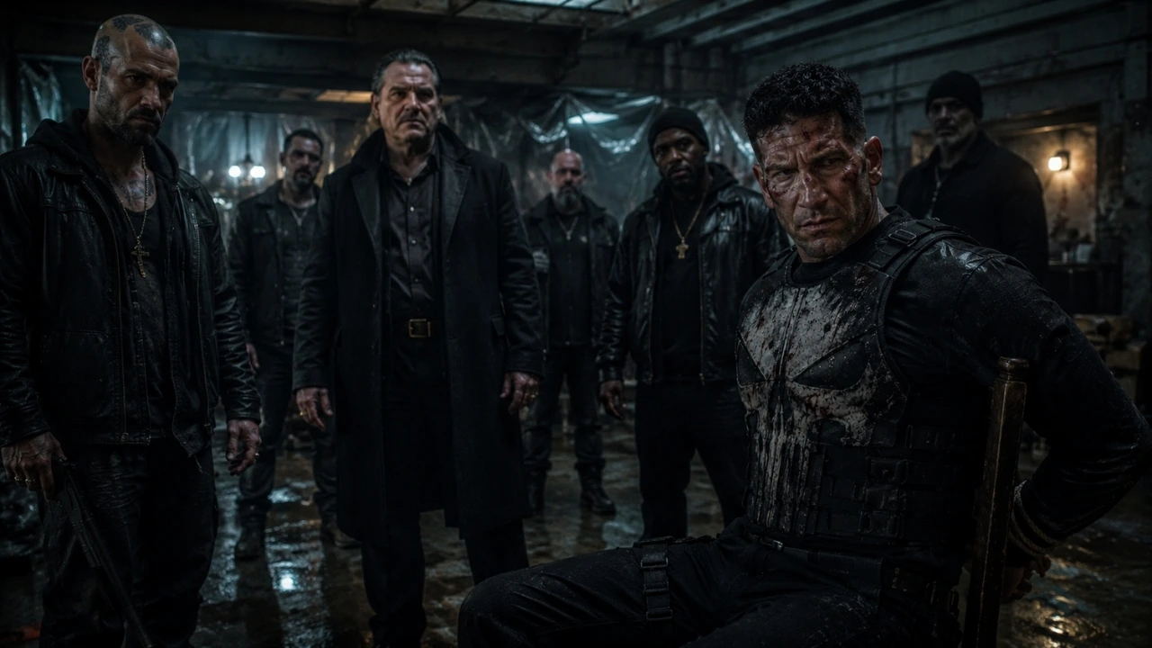 Punisher with Karen Page and Curtis Hoyle