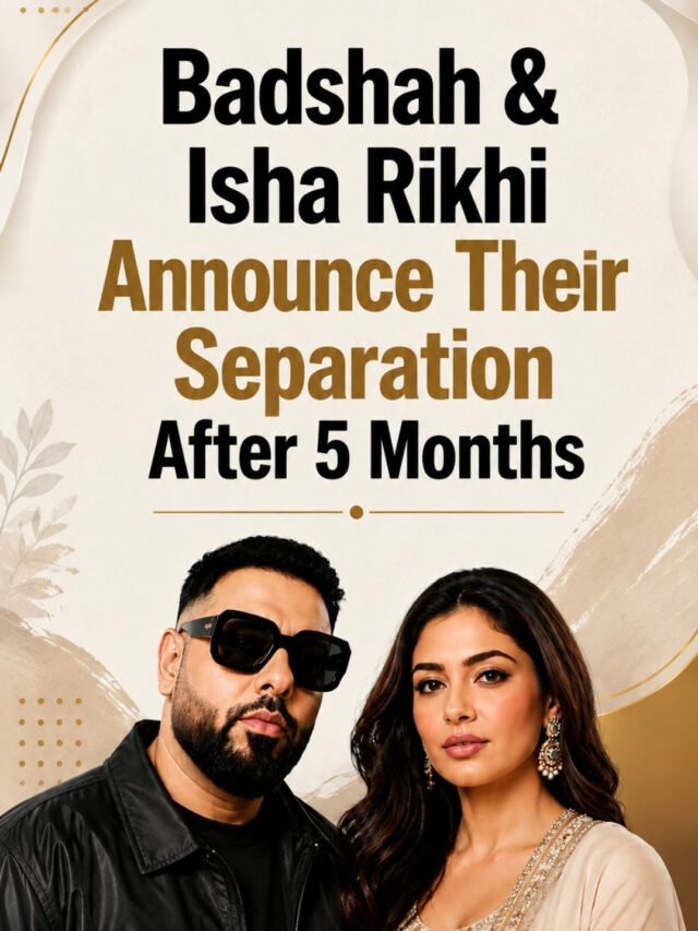 Badshah and Isha Rikhi Announce Separation After 5 Months of Marriage