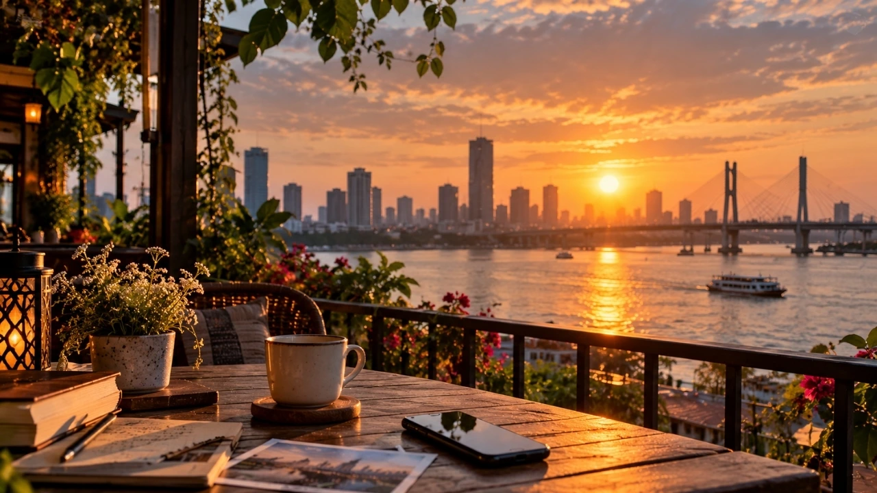 Romantic Thriller Sunset Scene